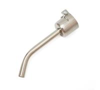 Stainless Steel 45-Degree Curved Angle Welding Nozzle for 850/852/950 Series Hot Air Rework Stations - Extended Bent Tip, 3mm-8mm Opti(6MM)