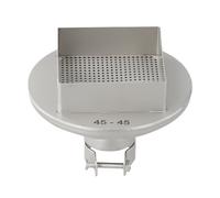 Stainless Steel 45x45mm Square Hot Air Nozzle for BGA Rework Station, Secure Fit with Locking Screws for Precise Chip Removal on Motherboards, Compatible with 850 Series Soldering Tools