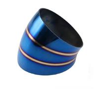 Stainless Steel 51/63mm Curve Pipe With 90/45 Degrees Elbow For Car Exhaust Pipe To Connect Two Muffler Tail Exhaust Tips(63mm 45 degrees)