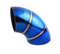 Stainless Steel 51/63mm Curve Pipe With 90/45 Degrees Elbow For Car Exhaust Pipe To Connect Two Muffler Tail Exhaust Tips(76mm 90 degrees)