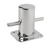 Stainless Steel 60mm Bollard for Samson Post - Marine Mooring Cable Bolt, Polished Silver Finish, Compatible with Boat Deck Fittings, 316