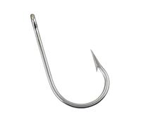 Stainless Steel 7731 Fishhooks Large Sea Fishing Hooks Tuna Hooks TOPIND Barbed Sharp Big Size Saltwater Trolling Jig Tuna Shark Live Bait Hooks Fishing Hooks (16/0 1pcs)