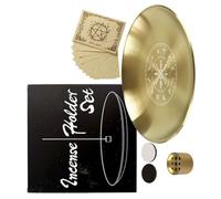 Stainless Steel 9 Hole and Tray for Supplies Metal Ritual Prayers Tray