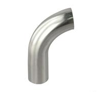 Stainless Steel 90 Degree Elbow Fitting for Automotive and Industrial Exhaust Pipes, 32/38/51MM Sizes, 1mm Wall, 304 Non-Magnetic Material(11689)