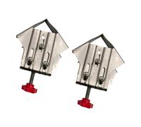 Stainless Steel 90 Degree Right Angles Clamp for Woodworking Welding and Craft Projects with Adjustable Rotating Jaw Stainless Steel Clamp for Framing