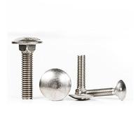 STAINLESS STEEL A2 CARRIAGE BOLTS CUP SQUARE COACH SCREWS DIN 603 (10, M5 x 30mm) H03BC