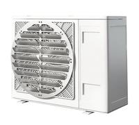 Stainless Steel AC Unit Cover 20" Wind Deflector for Outdoor Air Conditioner Weatherproof Shield for Compressor Condenser 50CM Wind Resistant Design