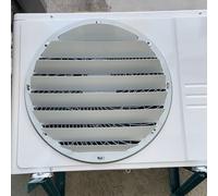 Stainless Steel AC Unit Wind Deflector Outdoor Condenser Ventilation Shield Air Conditioner Airflow Cover Anti-Direct Blast Wind Guard for Enhanced Cooling Efficiency