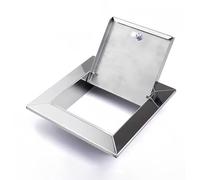 Stainless Steel Access Door with Latch, Flush Mount for Plumbing, Electrical, and Service Shafts in Waterproof Applications