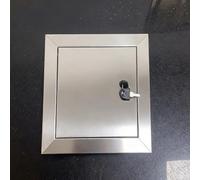 Stainless Steel Access Door with Lock & Key -Access Panel for Drywall Plumbing & Electrical - Sizes: 6x6 8x8 14x14 18x18 24x24 24x36 28x36 Inches