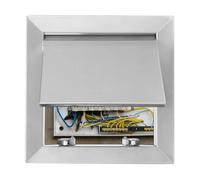 Stainless Steel Access Doors 638" x 1244"Waterproof Wall/Ceiling Panels for Plumbing & Electrical Inspection PushButton Switch Access Solutions