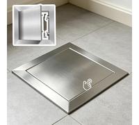 Stainless Steel Access Panel 25-45cm Push Latch BBQ Access Door for Indoor/Outdoor Use Floor/Walls/Ceiling Inspection Hatch Cabinet Island Cover (8x14in)