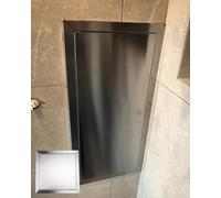 Stainless Steel Access Panel - Bathroom Inspection Hatch Cover with Drywall Spring, Cable Access Plate for Wall Tile