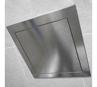 Stainless Steel Access Panel Door - 20"x46" Push-to-Open Attic Hatch for HVAC & Plumbing Easy Access, Inspection & Maintenance - Durable, Secure, Versatile Solution