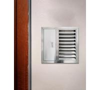 Stainless Steel Access Panel for Attic Gable Wall Shed Vent, Laundry Room Meter Box Plumbing Hole Cover, Flush Mount Opening Hatch