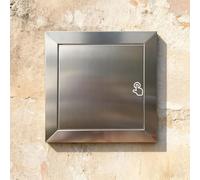 Stainless Steel Access Panel for Wall Floor Ceiling, Push to Open Inspection Hatch for Cabinet Island Grilling Station, Outdoor BBQ Access Door(12x24in(300x600mm))