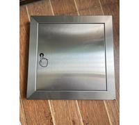 Stainless Steel Access Panel for Wall Plumbing and Drywall, Magnetic Cabinet Door for BBQ Island and Outdoor Service Shaft