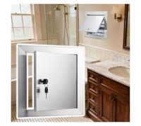 Stainless Steel Access Panel with Lock Waterproof Cable Access Hatch for Bathroom & Shower Durable Secure Perfect for Home Renovation & Remodeling