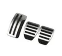 Stainless Steel Accessories Car Pedals AT MT Pedal Cover For X-trail Xtrail T31 2010-2013 For Qashqai J10 2012 2015 Foot Pedals Pads Covers(3Pcs MT)