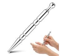 Stainless Steel Acupuncture Pen Hand Face Massage Stick Silver