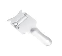 Stainless Steel Adjustable Blade Cheese Chocolate Truffle Slicer Shaver Kitchen Gadget for Decorating Baked Goods Desserts Coffee Drinks Silver 8.07 x 3.46 x 1.38 Inch