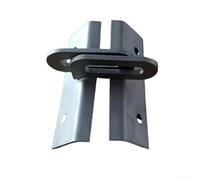 Stainless Steel Adjustable Clamp Holder for Trapezoidal Sheet Metal, Solar Panel Racking Mount with Hex Screws and Lock Nut, Compatible with for A2 Angle