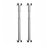 Stainless Steel Adjustable Kitchen Sink Bracket, 2 Pcs Diameter 27Mm Undermount Sink Mounting Holder Repair System Kit for Kitchen(50-80CM Silvery)