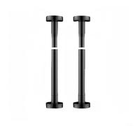 Stainless Steel Adjustable Kitchen Sink Brackets for Undermount Single or Double Bowl Sinks, Support Legs with Bottom Installation, 30-50cm and 50-80cm Height(35-50CM Black)