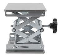 Stainless Steel Adjustable Lift Table Rack 250mm Height Rotating Handwheel Labora Equint for Smooth Ideal for Physical Chemistry Use