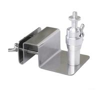 Stainless Steel Adjustable Mount Compatible with Solar Panels and Cameras Featuring Folding Design and Secure Butterfly Nut Fastener