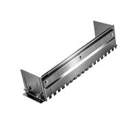 Stainless Steel Adjustable Notched Trowel for Adhesive Application Adjustable Notched Trowel with Levelers for Flooring Projects