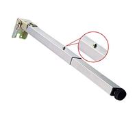 Stainless Steel Adjustable Table Legs Foldable Metal Dining Feet Bar Desk Support Push-Pull Lift Cabinet Base with Protective Base & Screws 43.3in (1pc)