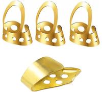 Stainless Steel Adjustable Thumb & Finger Picks 4PCS Set for Guitar Banjo Ukulele Fingerstyle Playing