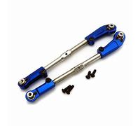 Stainless Steel Adjustable Turnbuckle Tie Rod Steering Link with Aluminum Ends Blue for Arrma 1/8 Kraton Outcast Notorious Talion 1/7 Fireteam AR340071 AR330230