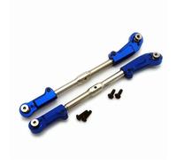 Stainless Steel Adjustable Turnbuckle Tie Rod Steering Link with Aluminum Ends for Arr-ma 1/8 for Kraton for Outcast for Notorious(Blau)