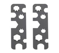 Stainless Steel Aerator Valve Core Wrench Tool for Faucet and Wash Basin Disassembly & Installation, Multi-Function Kitchen Sink Repair Tool, Corrosion Resistant with Ergonomic Grip, 2-Pack