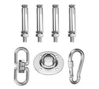 Stainless Steel Aerial Yoga Fixed Disc Hammock Sandbag Swing Hanging Hooks