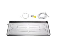Stainless Steel Air Conditioner Condensate Drain Pan Kit - Durable Water Collecting Drip Tray for Window & Mini Split AC Units - Efficient Leak Prevention, Easy Installation