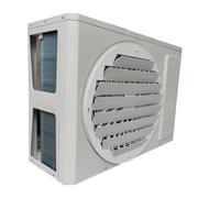Stainless Steel Air Conditioner Cover Wind Deflector for Heat Pump Condenser Protects from Direct Blasts Ideal for Pedestrians & Plants (White 63cm/25in)