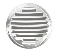 Stainless Steel Air Conditioner Deflector for Outside Units, Modern AC Vent Cover Universal Heat Pump/Condenser Air Outlet Anti-Direct Blowing Baffle Wind Guide Cover (Diameter 60cm)