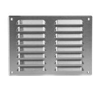 260x190mm / 10x7" inch Stainless Steel Metal Air Vent Grille Cover with Insect Mesh - Ventilation Cover