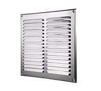 Stainless Steel Air Vent Grille 295mm x 295mm Anti-Insect Mesh Ventilation Cover