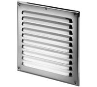 Stainless Steel Air Vent Grille 295mm x 295mm with Fly Screen/Mesh/Net Metal Ventilation Cover 12" 300mm MTA10N
