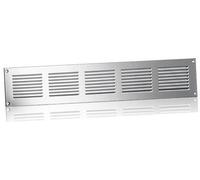 500x100mm / 20x4" inch Stainless Steel Metal Air Vent Grille Cover with Insect Mesh - Ventilation Cover