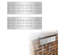 Stainless Steel Air Vent Grille Cover, Grille Ventilation Cover, Rust Resistant Ventilation Panels for Outdoor BBQ Grill Fireplace Fire Kitchen