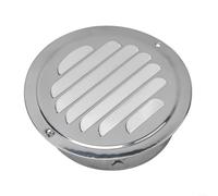 Stainless Steel Air Vents Cover Round Ventilation Grill Round Exhaust Grille Cover Grill Screen Hood Wall Duct Ventilation Tool Air Vent Grille Cover Air Circulation(120mm)