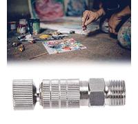 Stainless Steel Airbrush Adapter, Airbrush Release Connector, Quick Release Disconnect Coupling Adapter Fittings Part Air Brush Air Compressor