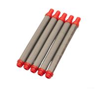 Stainless Steel Airless Spray Tool Filter Inserts 200 Mesh Red for Wagner Sprayers Set of 5 Replacement Parts