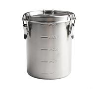 Stainless Steel Airtight Kitchen Food Storage Container with Triple Valve Sealed Lid, Designed to Keep Coffee Beans, Tea, Flour, Sugar Fresh and Protected (1000ml)