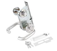 Stainless Steel Aisle Handle Lock Kit for Emergency Exit Corridor,Handle Locks,Passageway Lock,Hardware Products,Home Supplies,Warehouse Lock,Suitable for homes,workshops